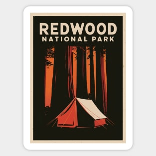 Redwood National Park Camping Sticker